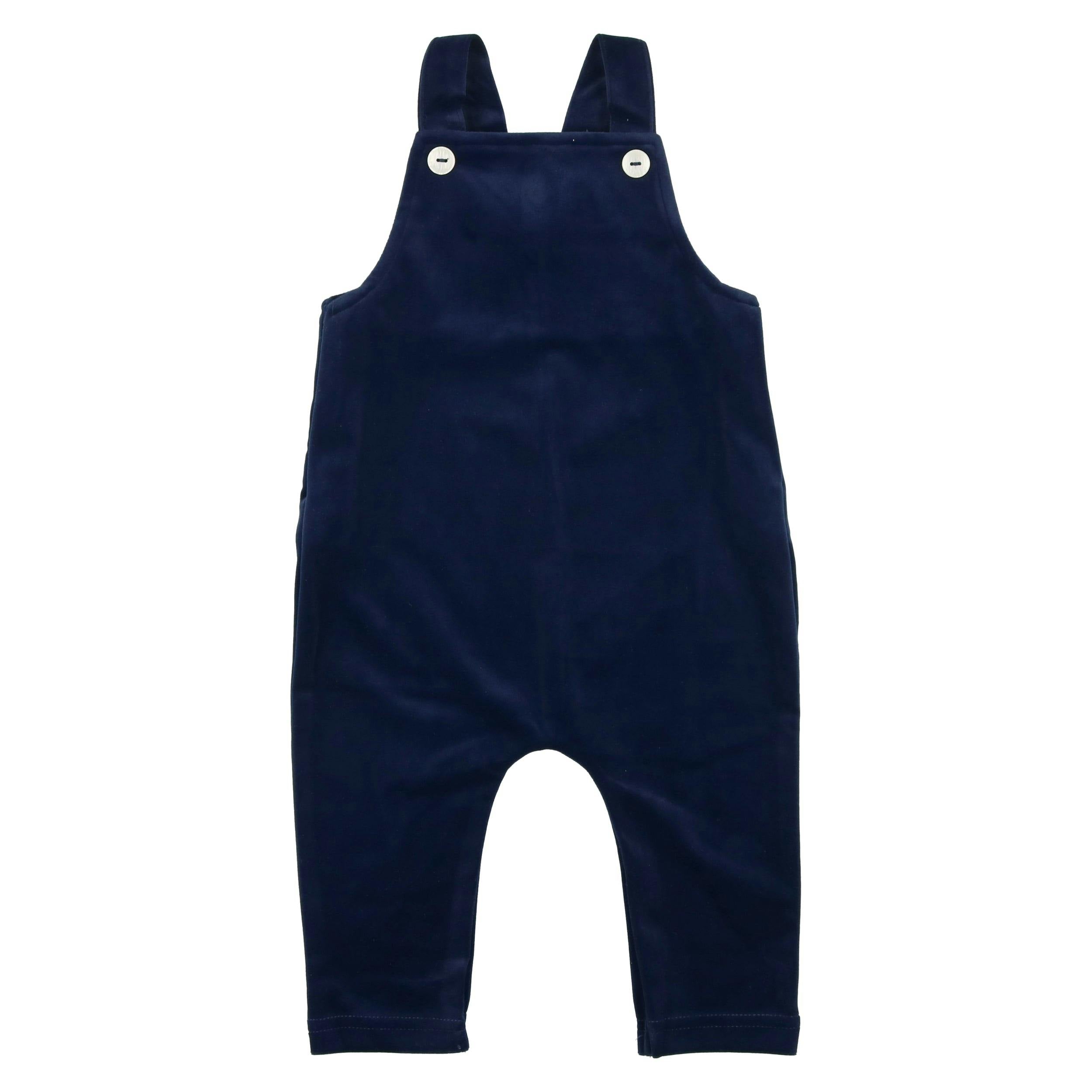 Velvet Butter Shoulder Strap Overalls