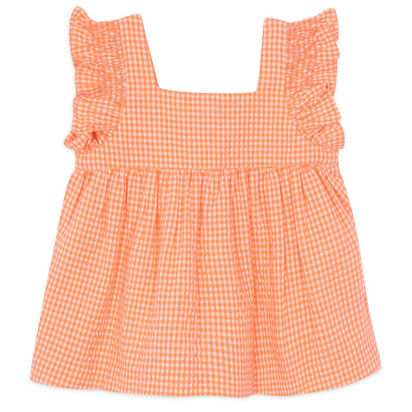 BONTON Nelly Tank Top - Carreau Fluo