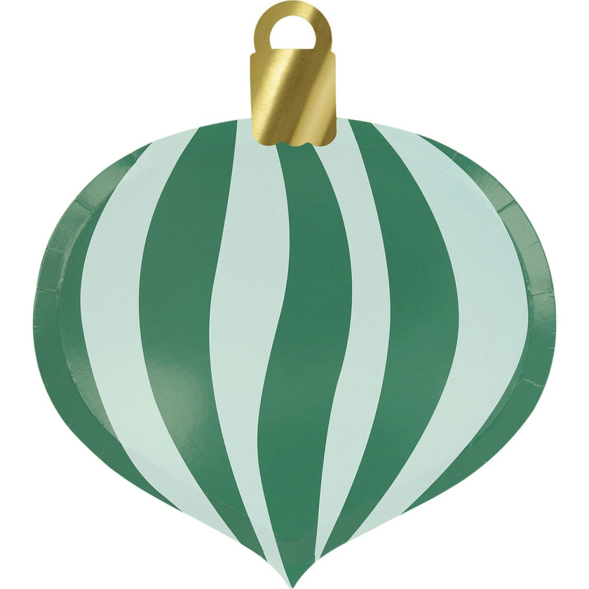 Striped Ornament Plates