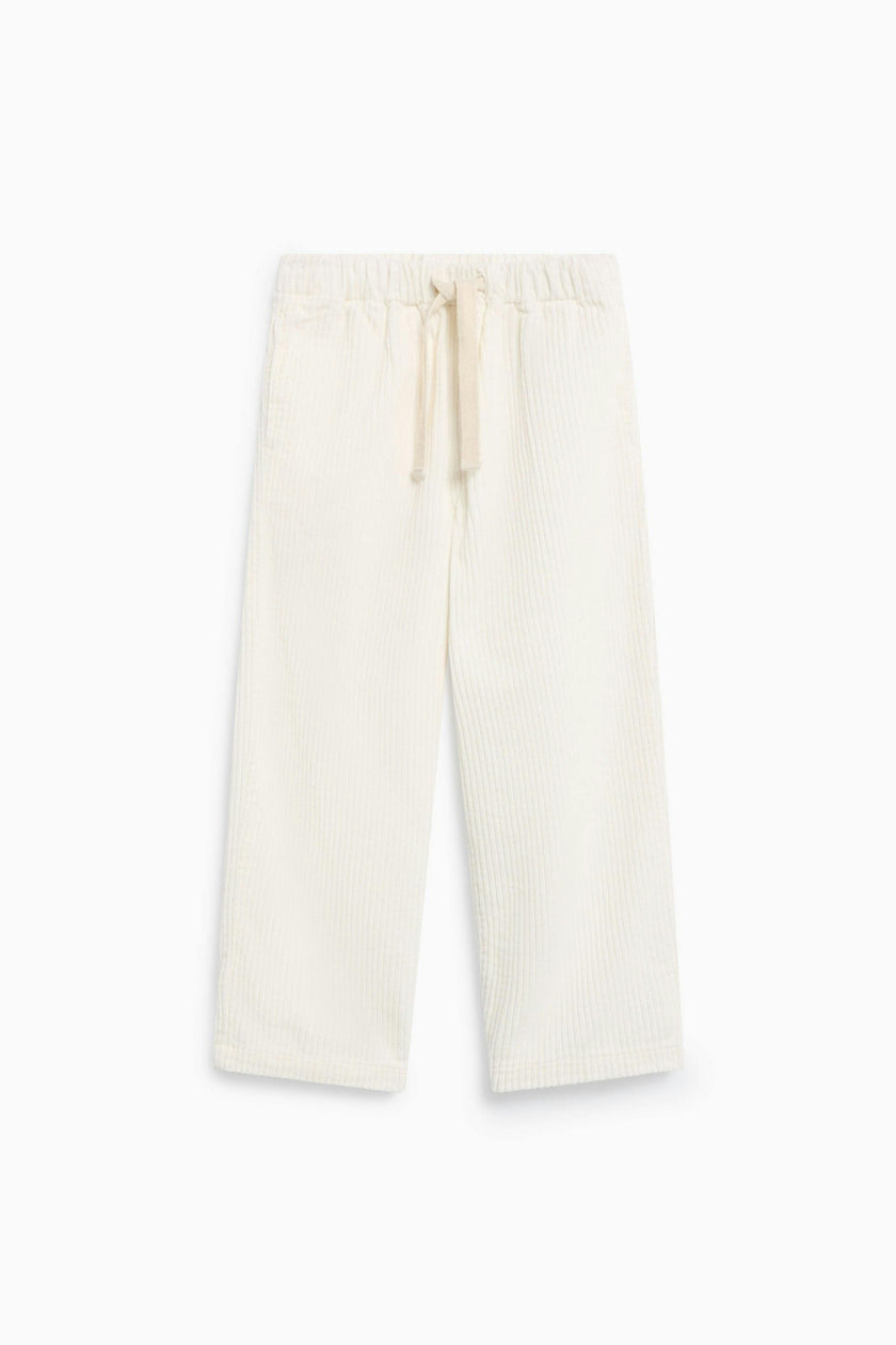 Elio Corduroy Trouser Whisper White
