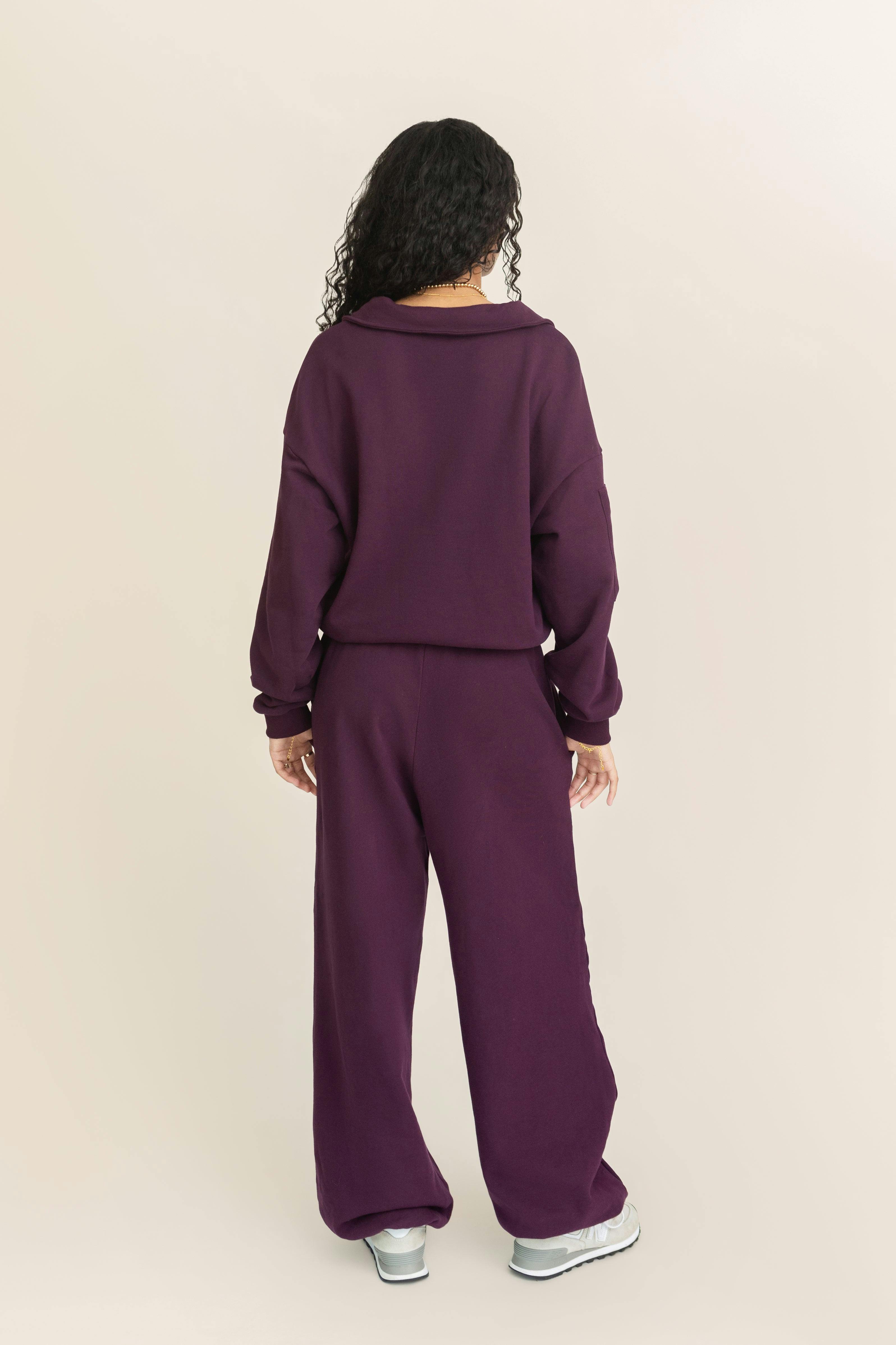 Layover Lounge Bottoms, Purple