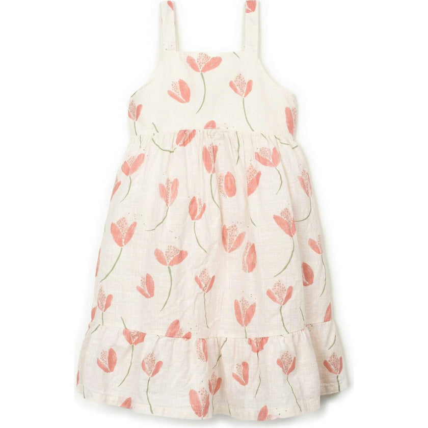 Tulip Print Maxi Dress