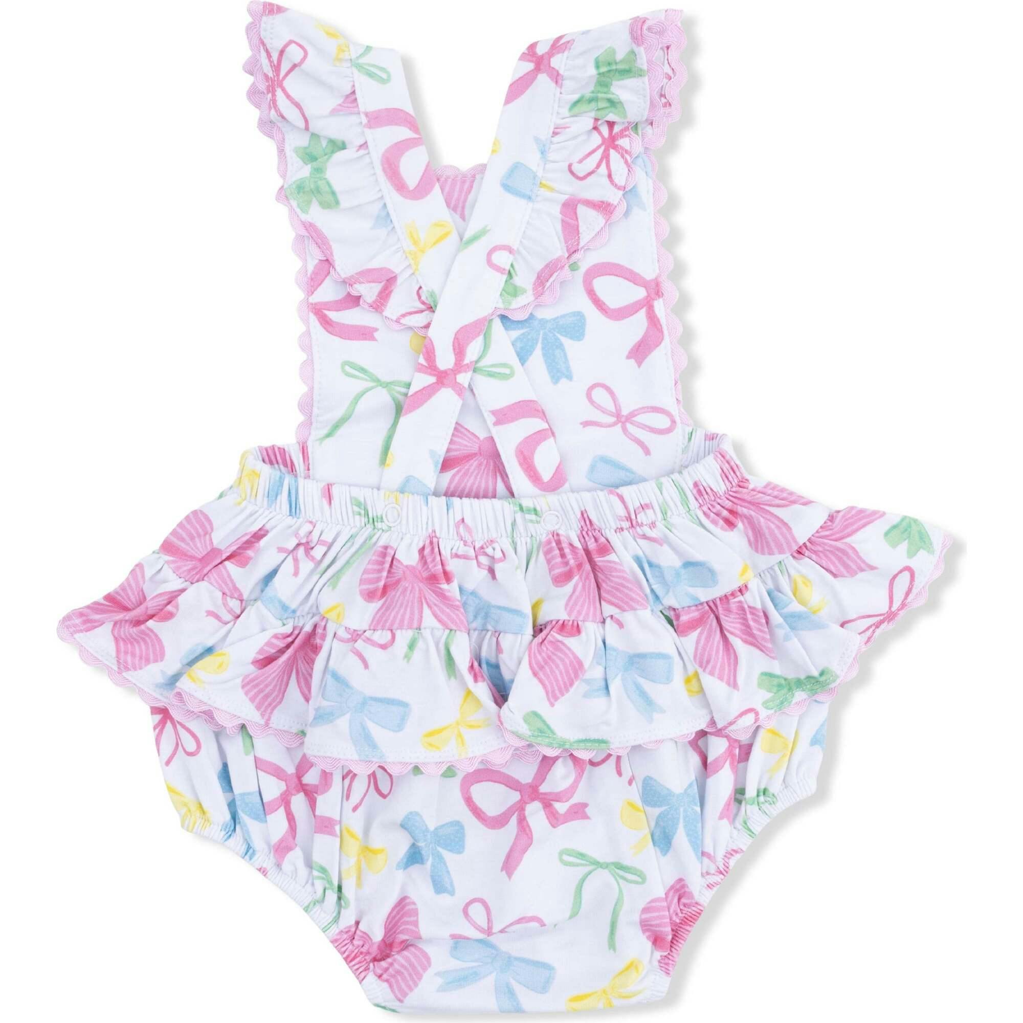 Sweet Bows - Ric Rac Ruffle Sunsuit