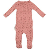Berry Floral Footie