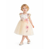 Cream Rosslyn Tulle Bow Dress