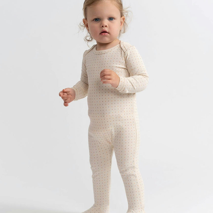 Multi Print Onesie Vanilla