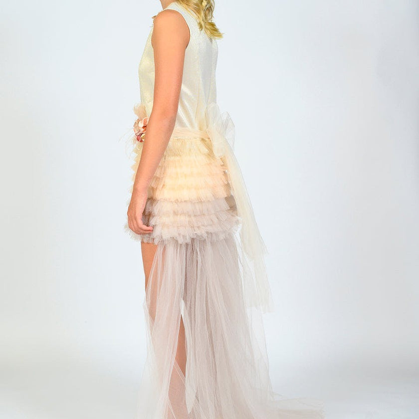 Champagne Euclid Dress