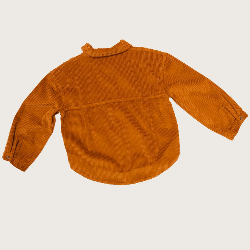 Adult Jagger Rust Cord Overshirt
