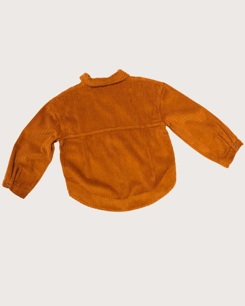 Adult Jagger Rust Cord Overshirt