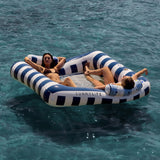 Luxe Twin Hammock Float: Le Weekend - Navy Stripe