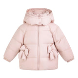 Pink Bow Puffer Jacket