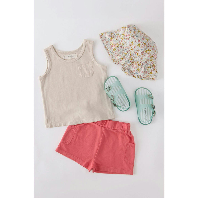 Garment Dye Short, Red