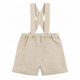 TARTINE ET CHOCOLAT Classic Suspender Shorts - Sable