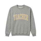 TEACHER Printed Sweatshirt, Gray
