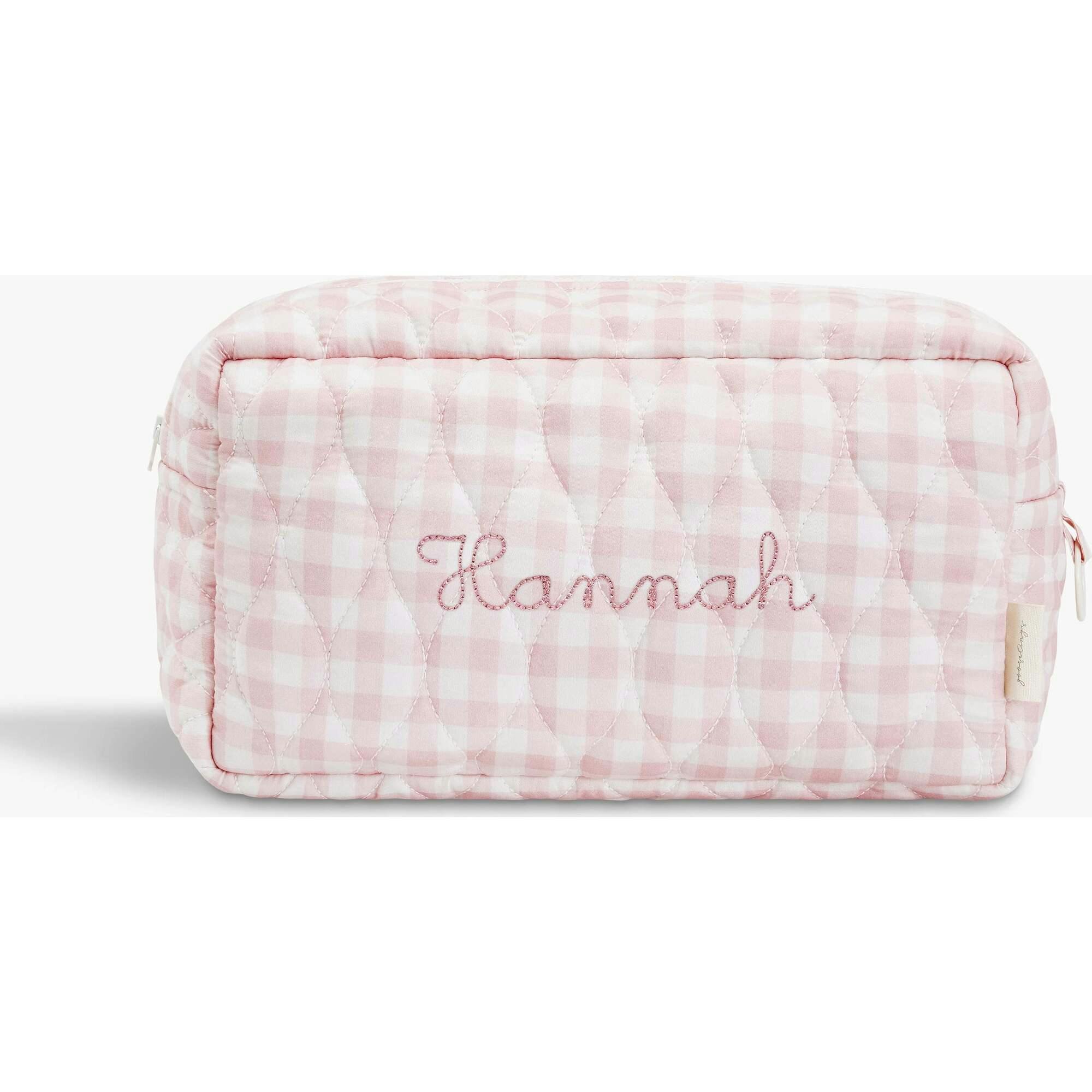 Toiletry Pouch Picnic Gingham Pink