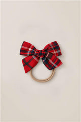Hair Bows in Christmas Cheer Plaid