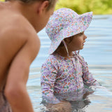 baby orchid floral sun hat