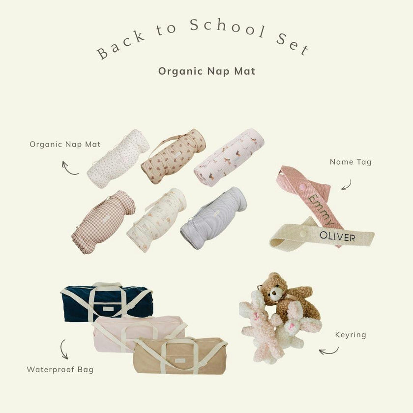 Back to School Set- Organic Nap Mat