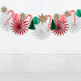 Xmas Honeycomb Garland