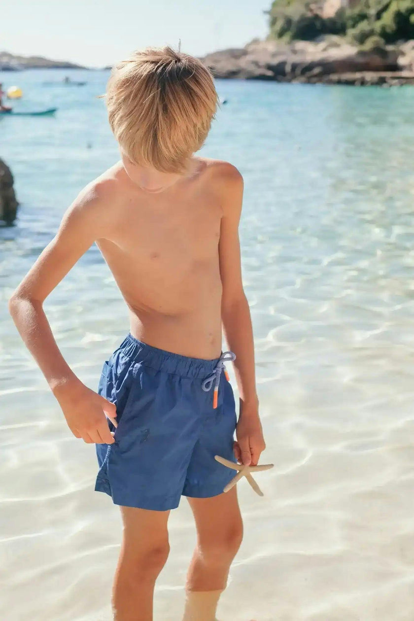 Boys' swim shorts, indigo | CAPRI