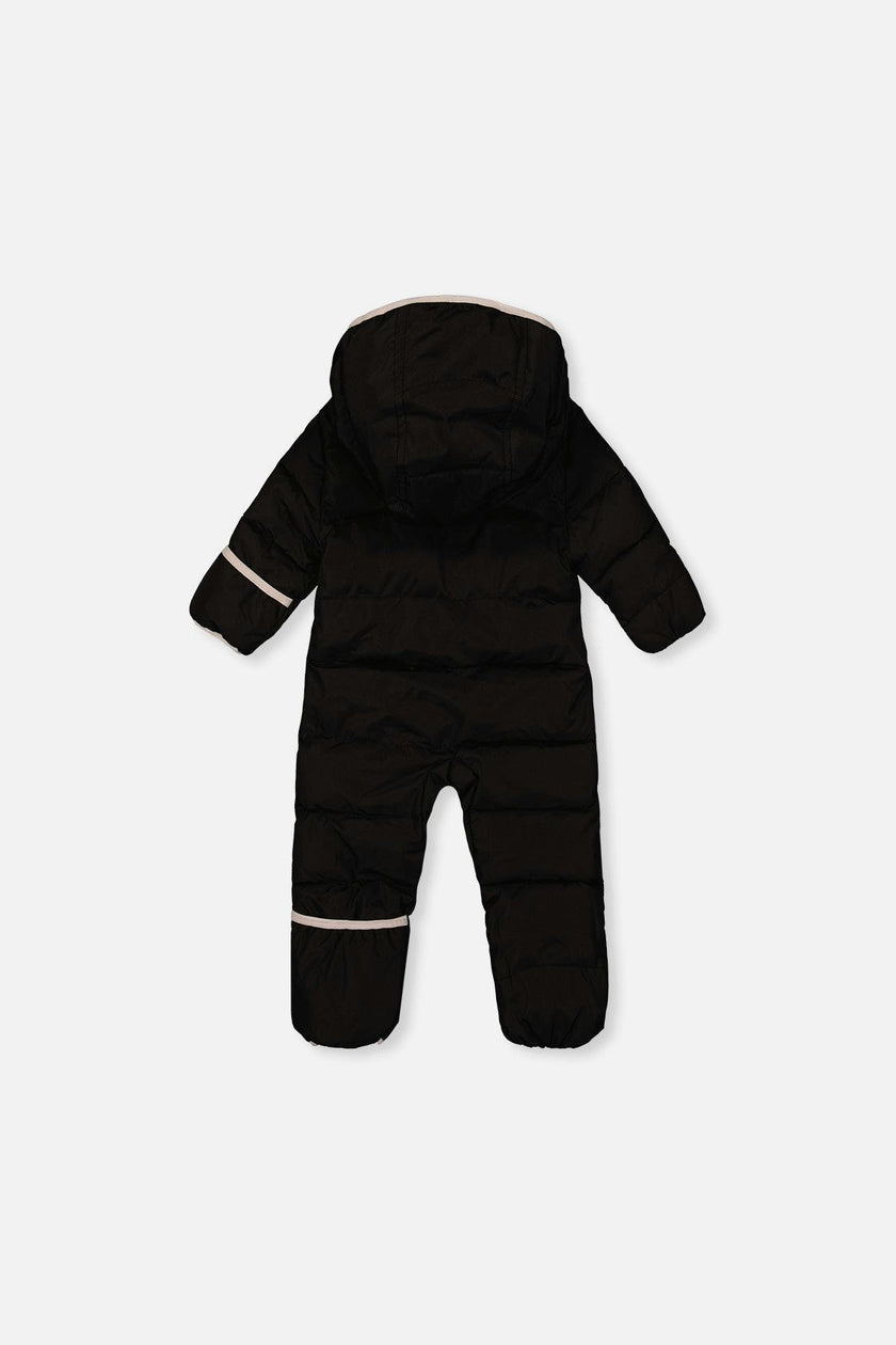 Baby Cloud One Piece Snowsuit Adapted For Car Seats Black