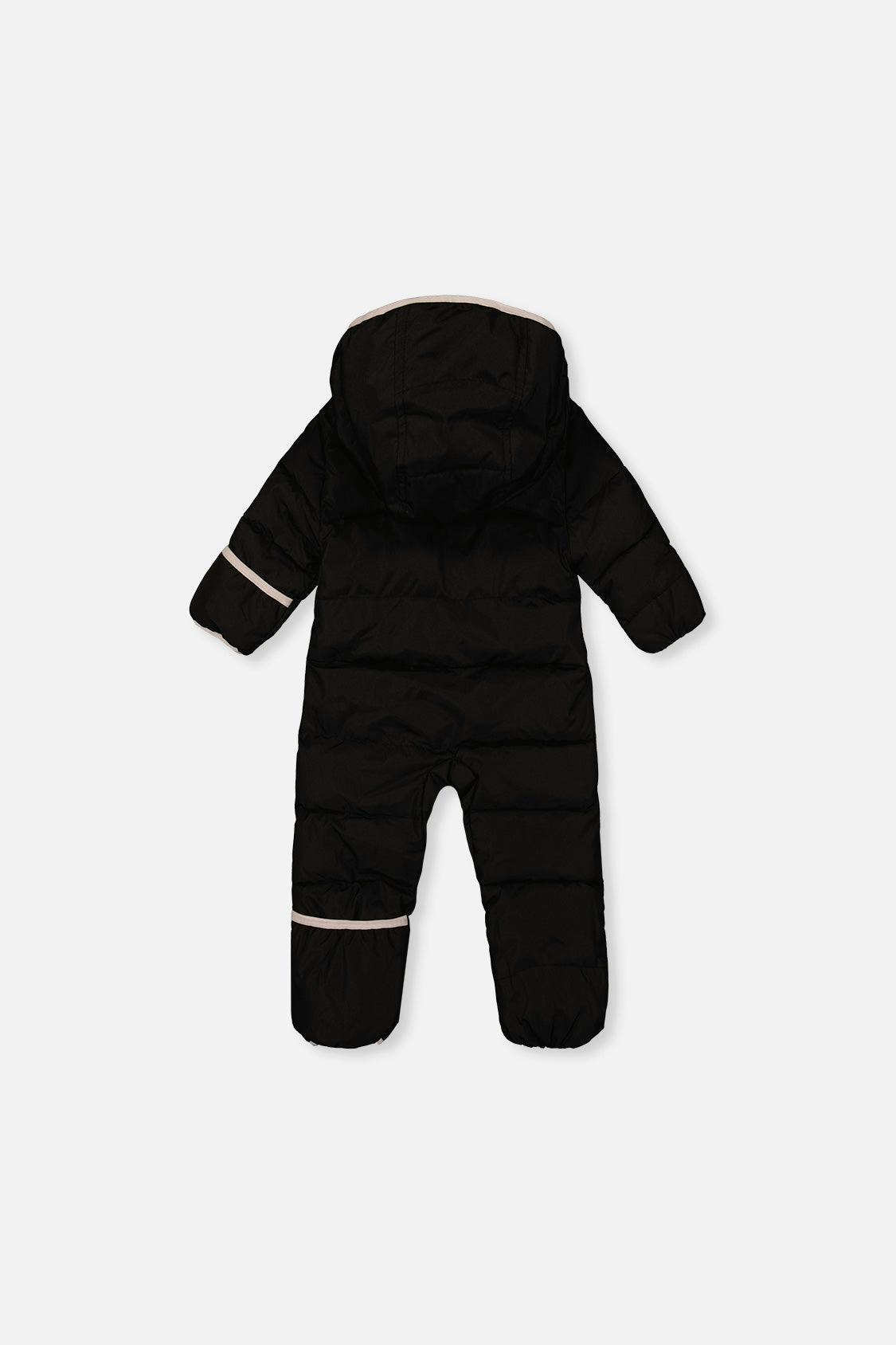 Baby Cloud One Piece Snowsuit Adapted For Car Seats Black