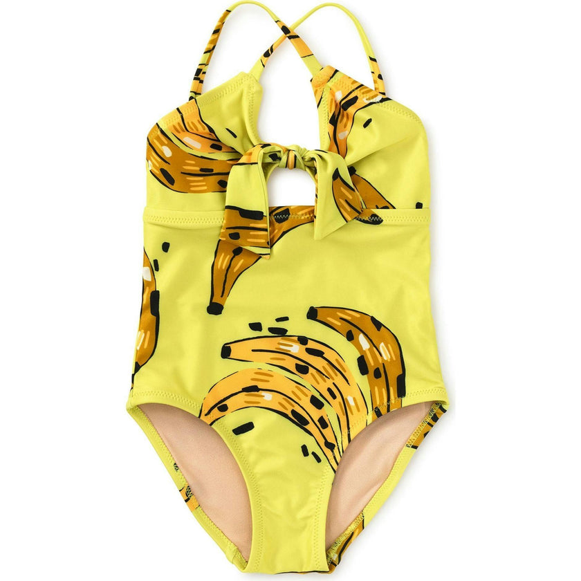 Cut Out One Piece Swimsuit, Yellow