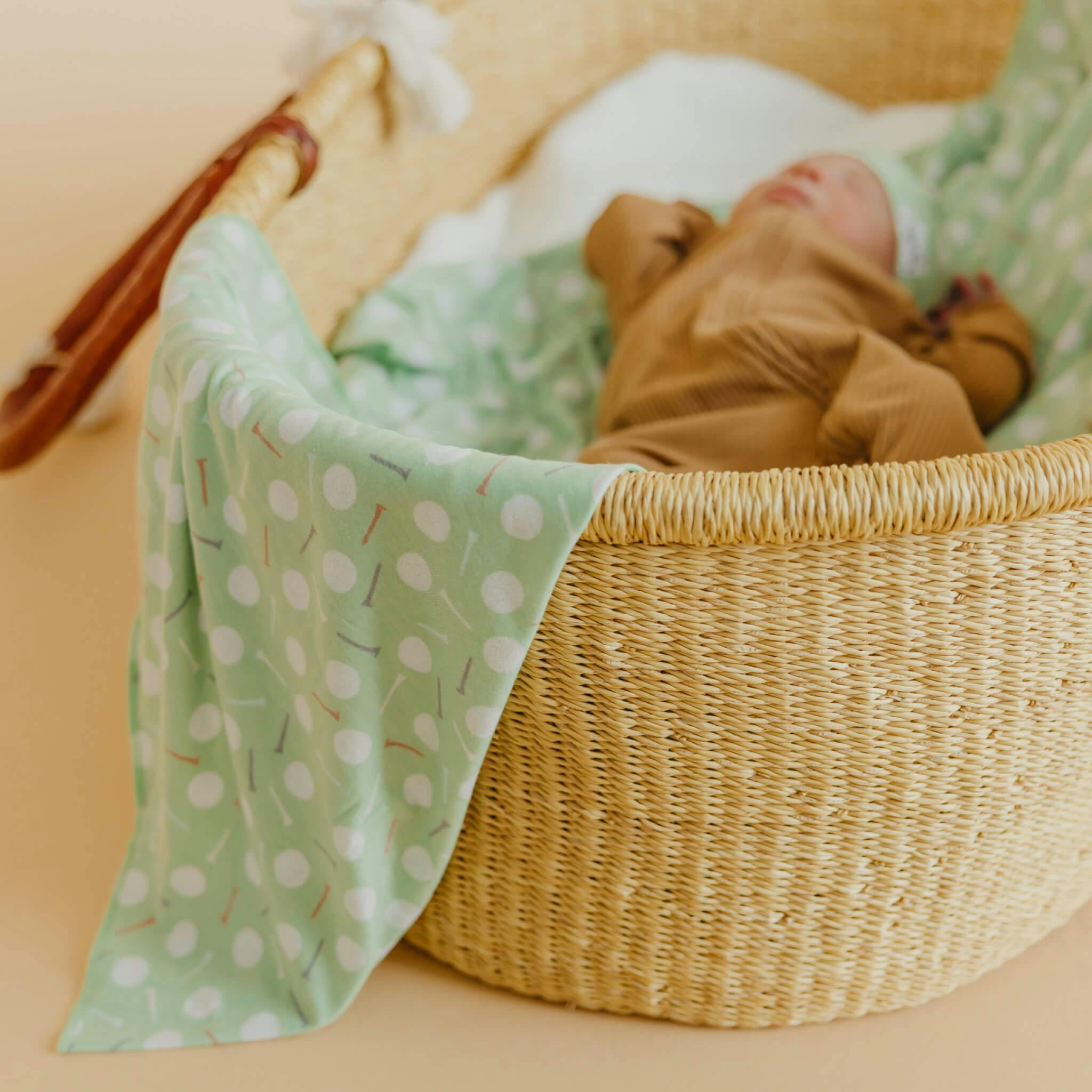 Knit Swaddle Blanket - Bogey
