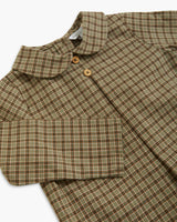 Darius Shirt Green Brown Check