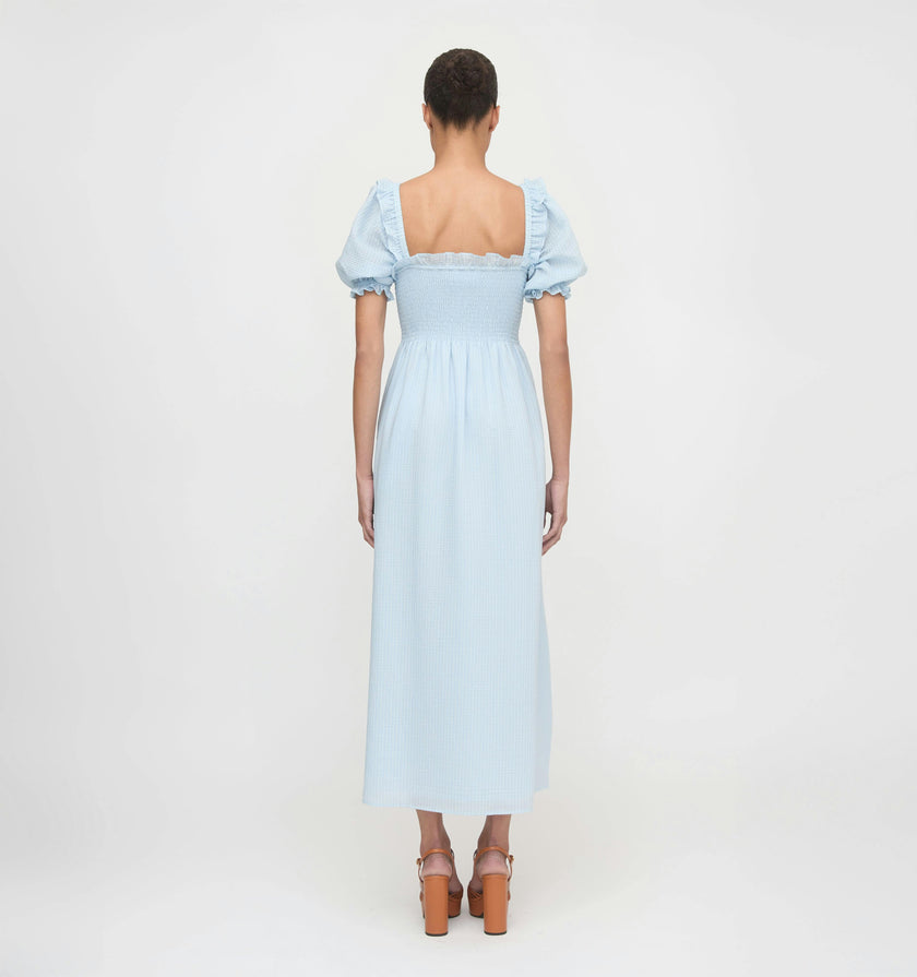 The Scarlett Nap Dress - Pale Blue