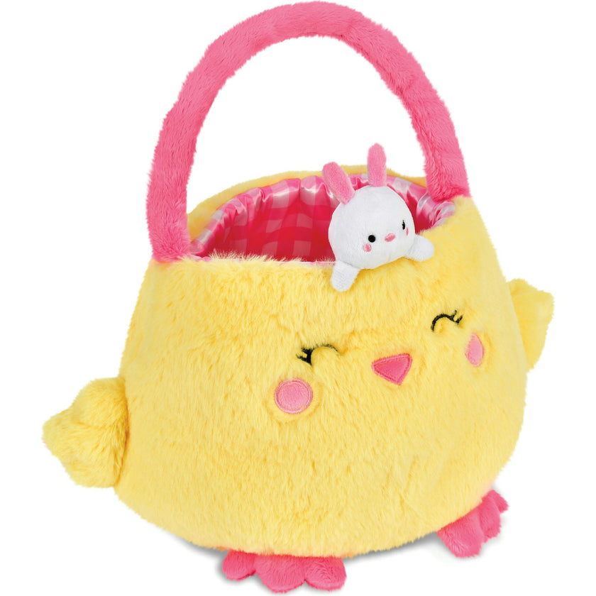 Hoppy Chick Basket Plush