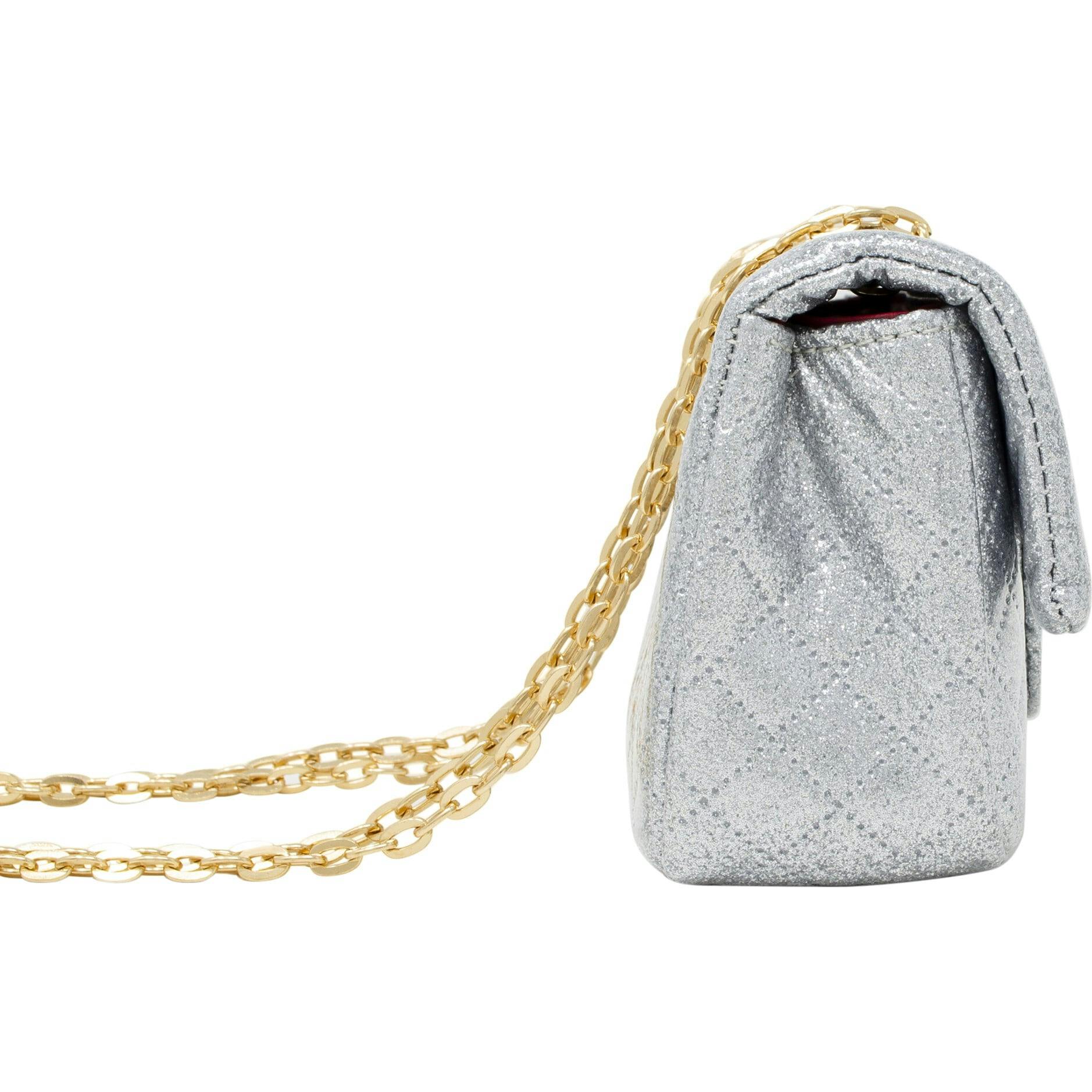 Classic Quilted Sparkle Mini Handbag