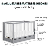 Colby 4-in-1 Convertible Crib With Trundle Drawer