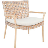 Collette Rattan Accent Chair with Cushion