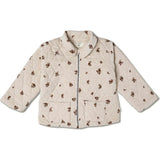 Organic Quilted Corduroy Zipper Jacket