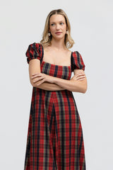 Rosalie Dress - Hearth Plaid
