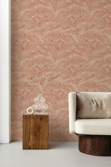 Papier peint Zebra coloris Brique