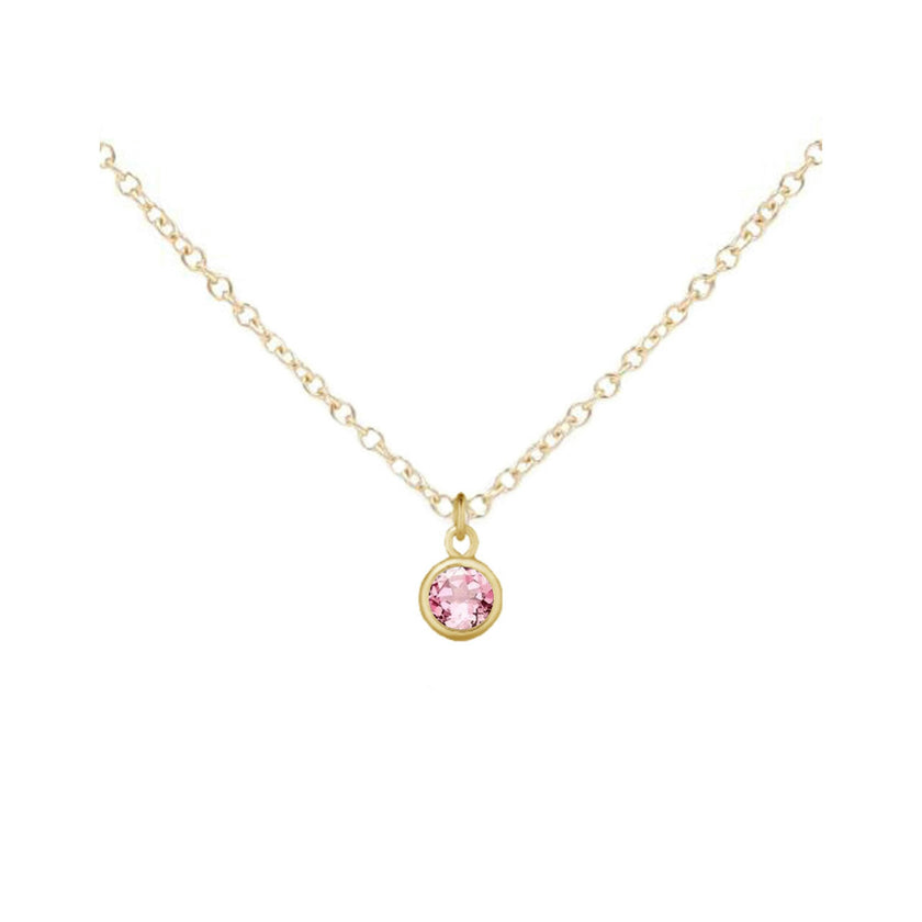 October Birthstone Necklace