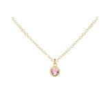 October Birthstone Necklace