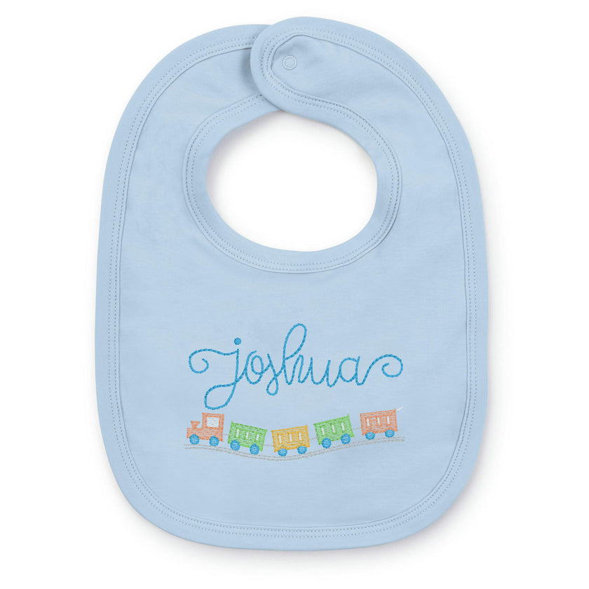 Plain Edge Bib Light Blue