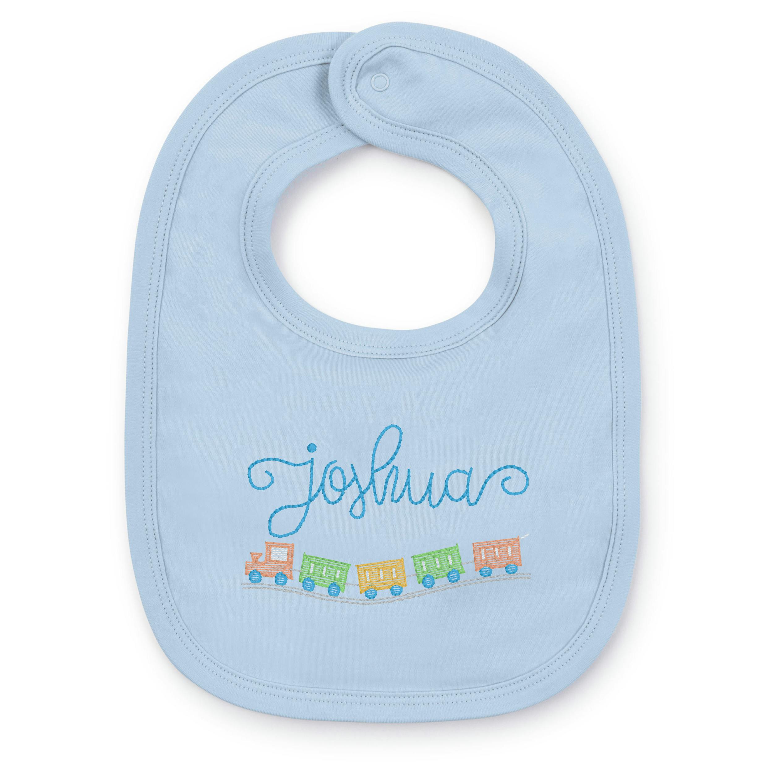 Plain Edge Bib Light Blue