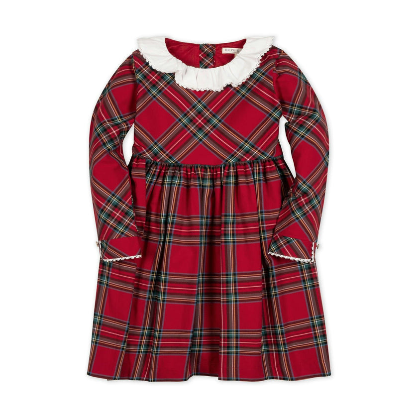 Organic Ruffle Collar Party Dress