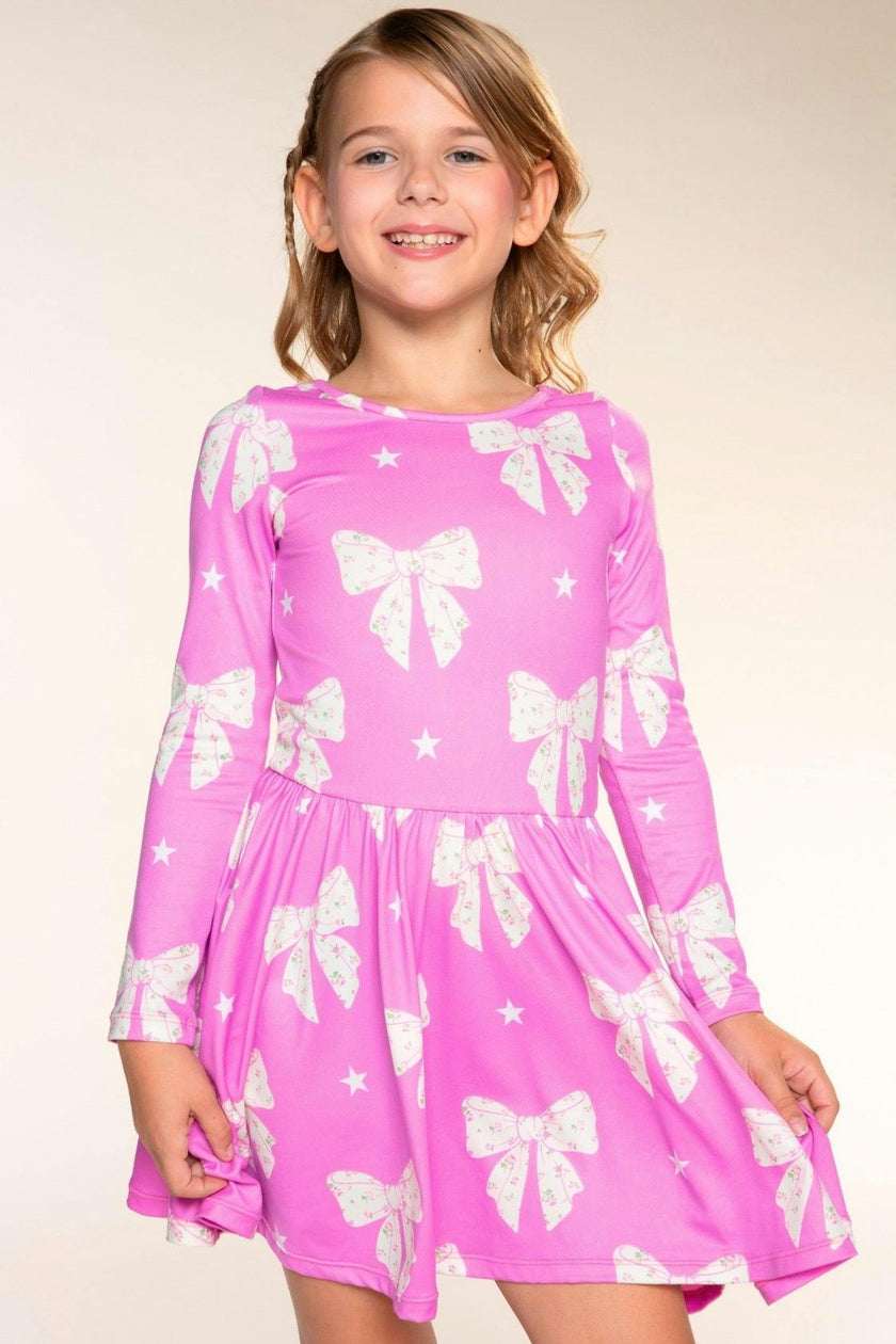 Simply Soft Long Sleeve Scoop Back Be Happy Dress