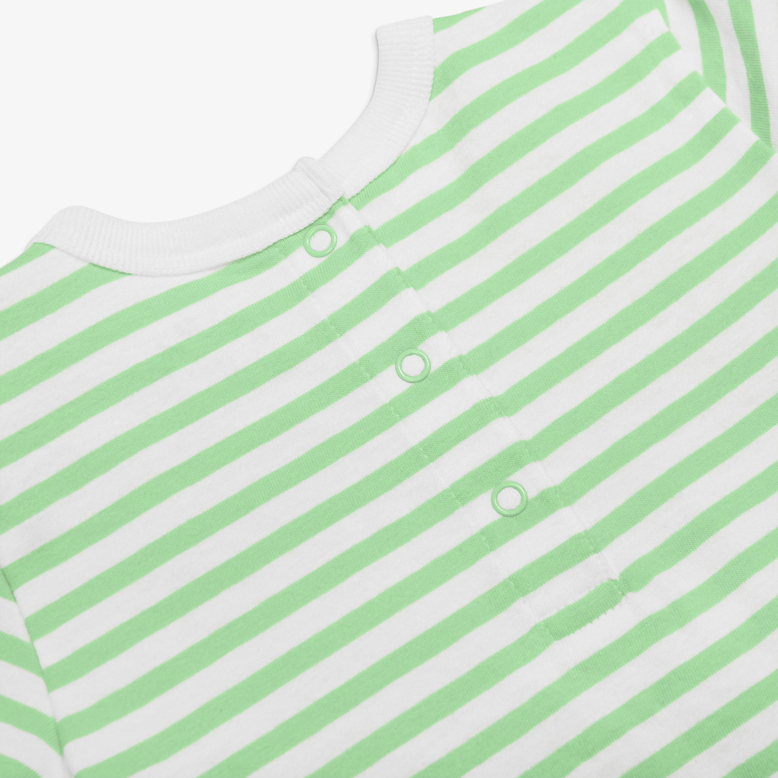 Baby embroidered stripe pocket shortie