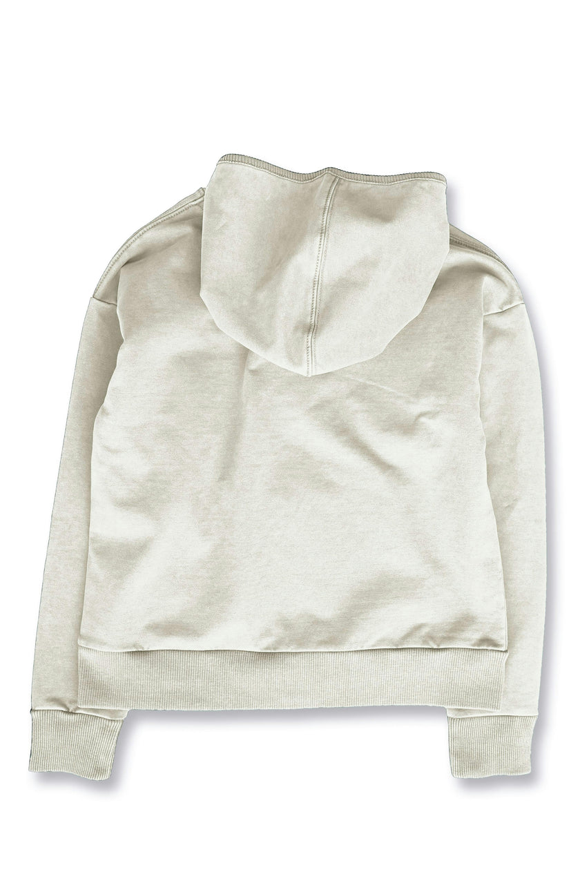 Creme Zip Tully Hoodie