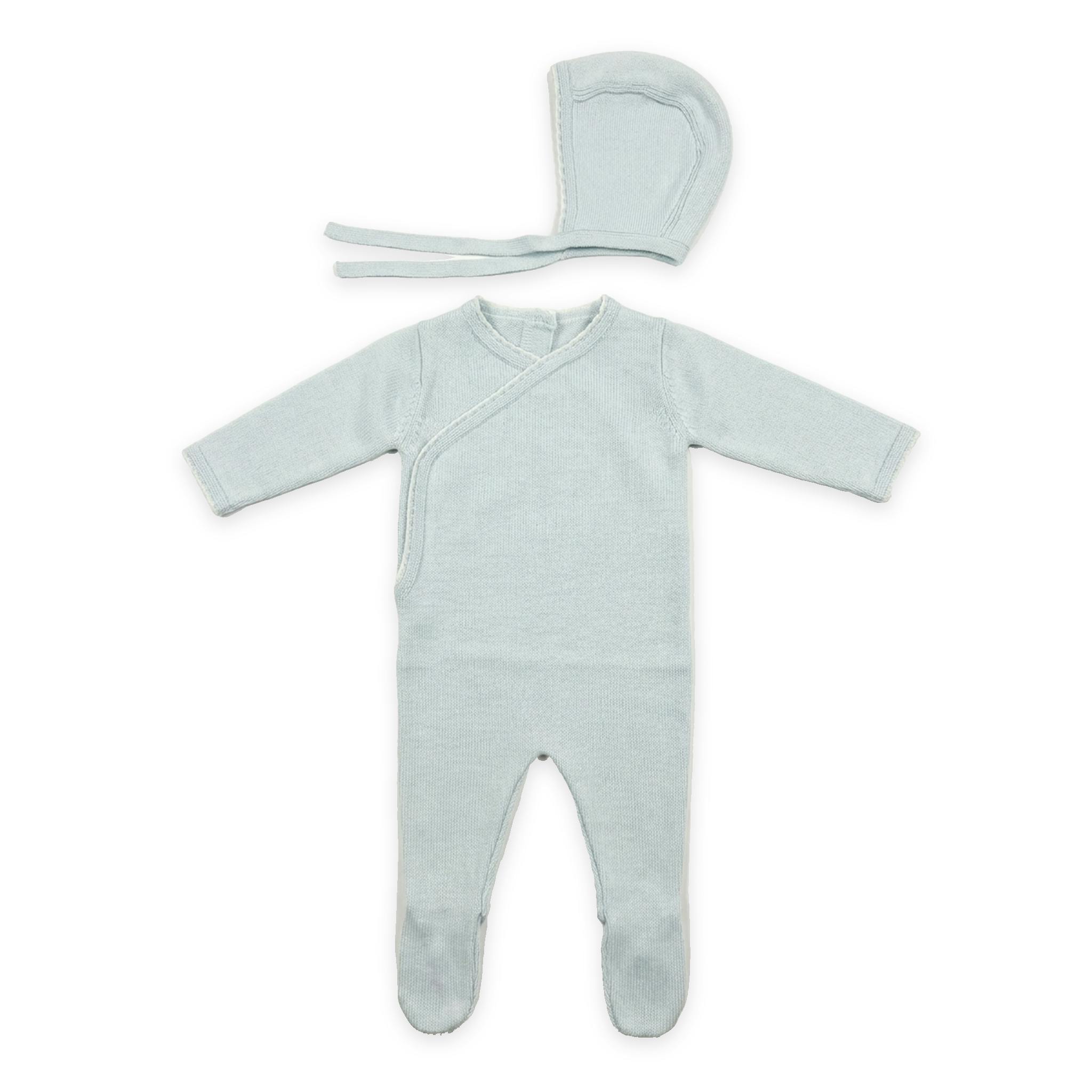 Fake Wrap Knit Footie