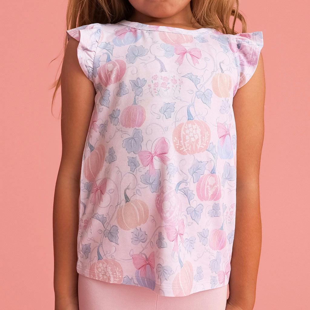 Posh Pumpkins Ruffled Tee