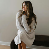 WAFFLE KNIT ROBES