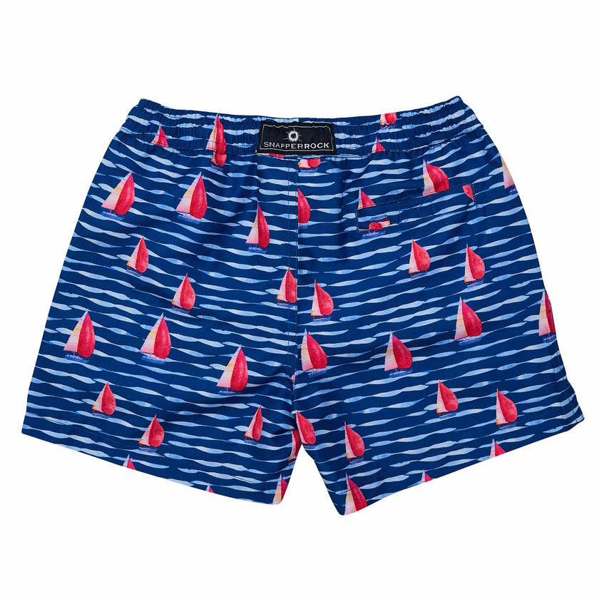 Sustainable Comfort Lined Drawstring Swim Short