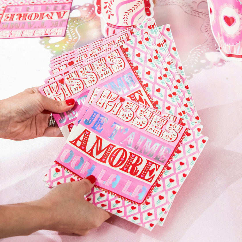 Packed Party Ooh La Love Valentine's Napkins (20 count)